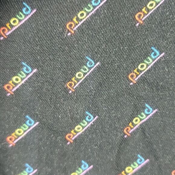 H&M Men's Medium Proud Button Down Gay Pride Shirt - Picture 2 of 12